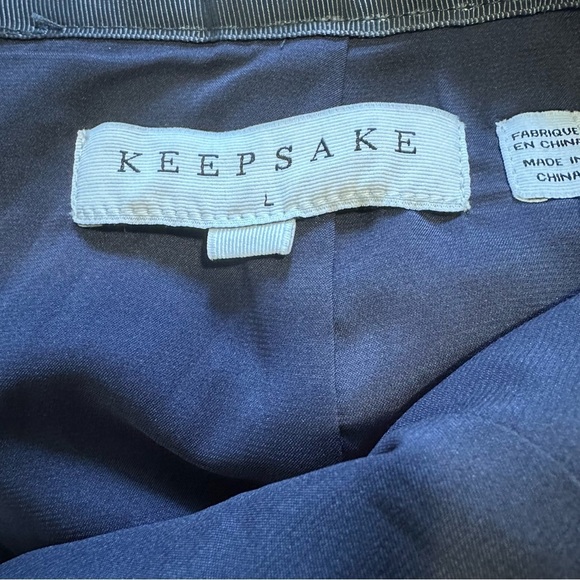 KEEPSAKE The Label Tulle Overlay Maxi Skirt Womens Large Navy - Picture 6 of 7